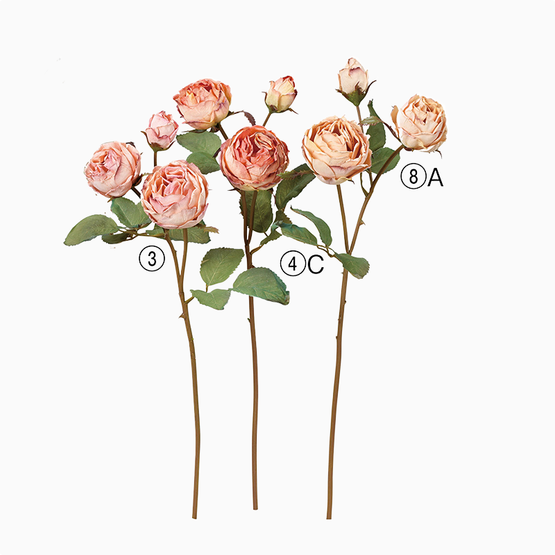 ローズ 造花 アーティフシャルフラワー アスカ ドライタッチ asca A34216