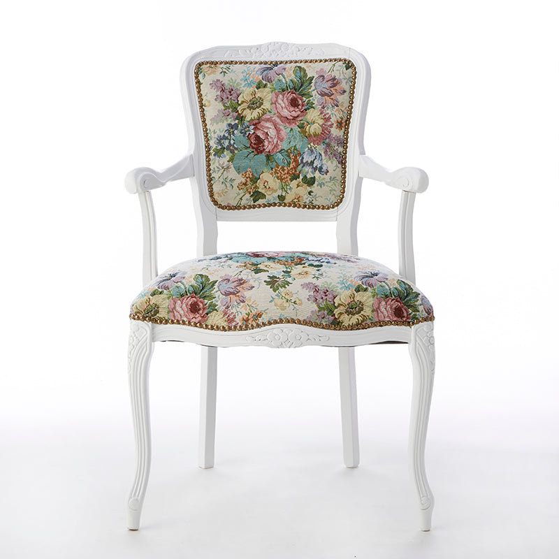 残りわずか|🇮🇹イタリア家具|アームチェア|ゴブランフラワー