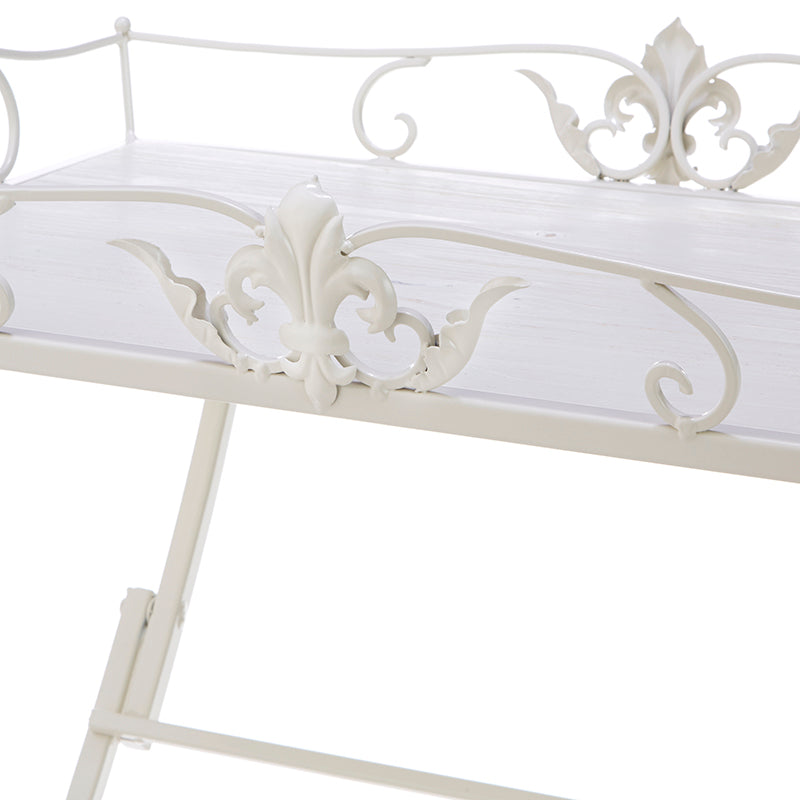 サイドテーブルアイアンインテリア|ホワイト