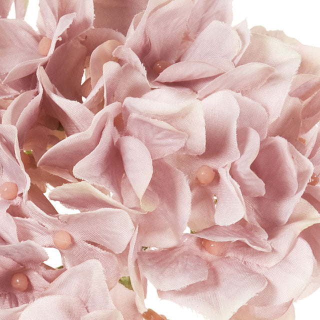 モーブカラーのアジサイの造花。