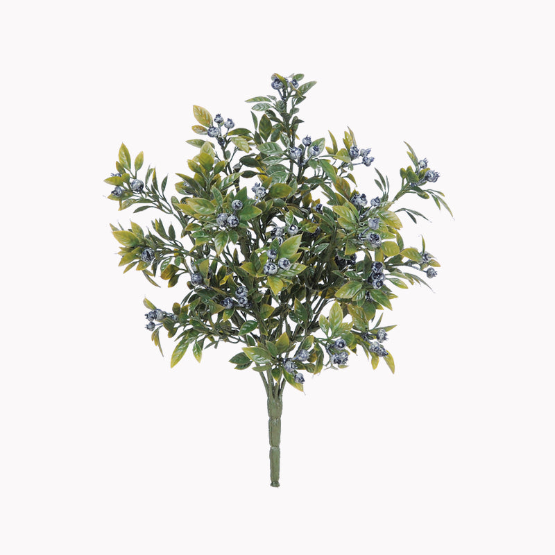 ブッシュタイプのブルーベリー、アスカの造花。