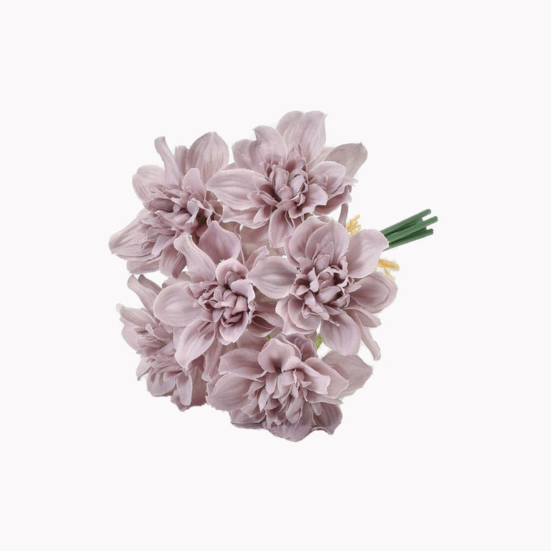 モーブカラーのダリアバンドル。