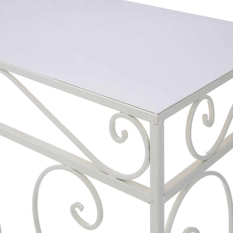 コンソールアイアンインテリア|ホワイト