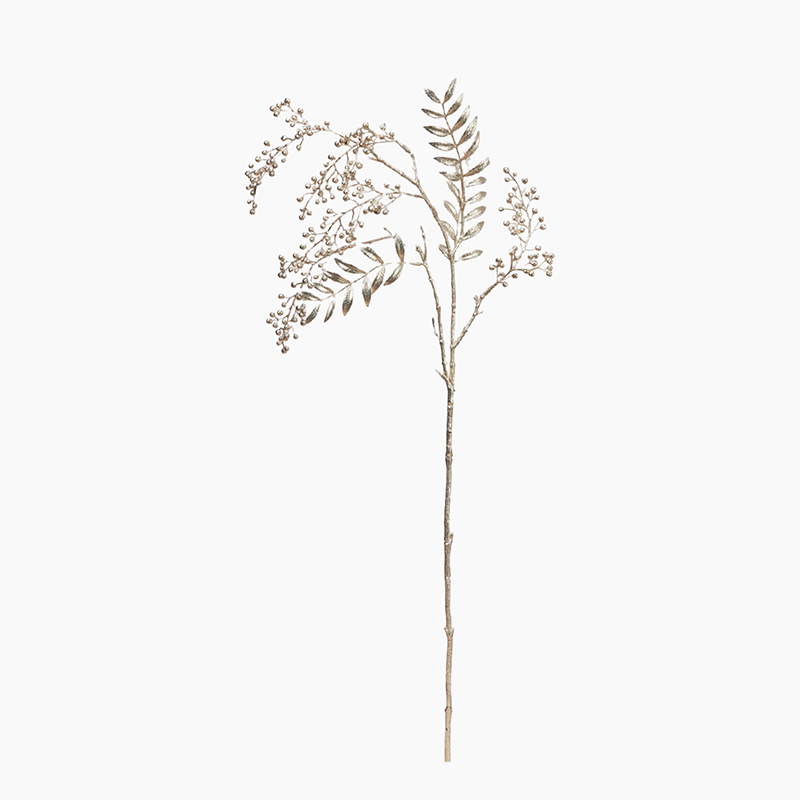 アスカの造花、メタリックカラーのベリースプレー。