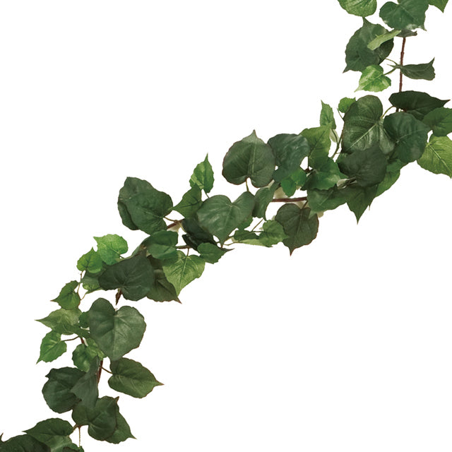 コットンウッドの葉のガーランド、東京堂の造花。