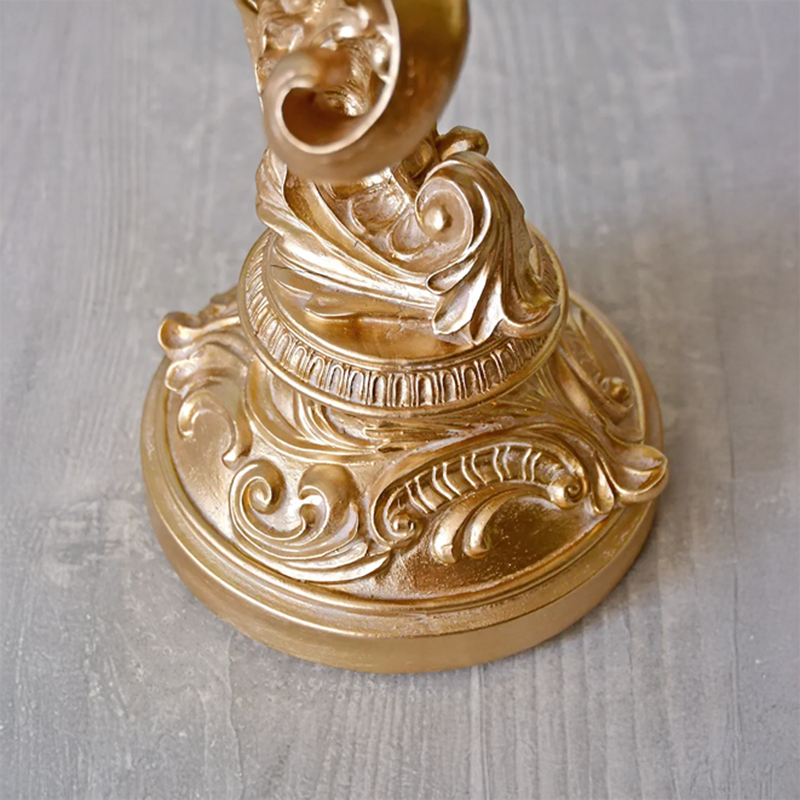 キャンドルホルダーゴールド｜ピラー＆テーパー２WAY｜Lサイズ