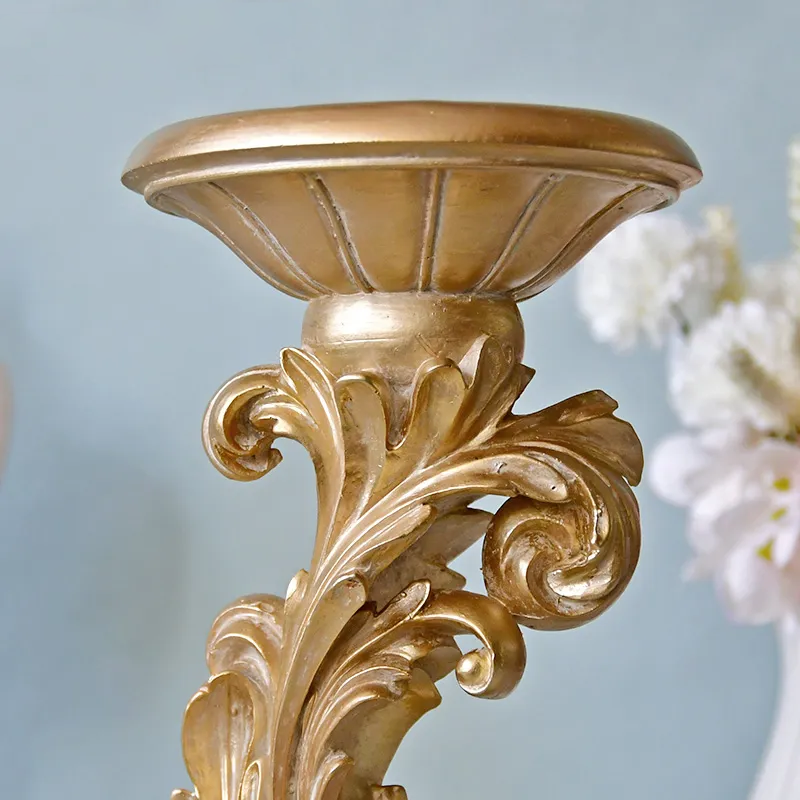 キャンドルホルダーゴールド｜ピラー＆テーパー２WAY｜Sサイズ