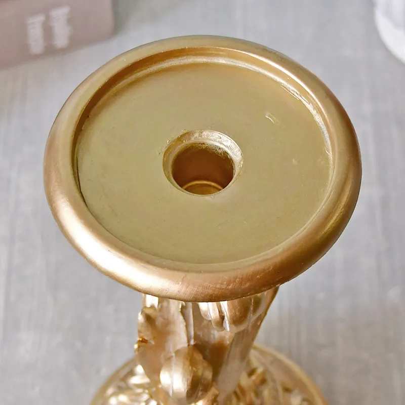 キャンドルホルダーゴールド｜ピラー＆テーパー２WAY｜Sサイズ