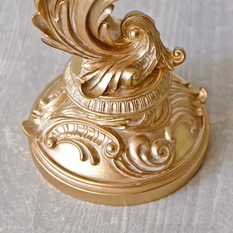 キャンドルホルダーゴールド｜ピラー＆テーパー２WAY｜Sサイズ