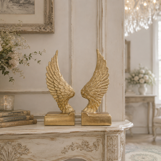 gold-wing-bookend-interior-decor