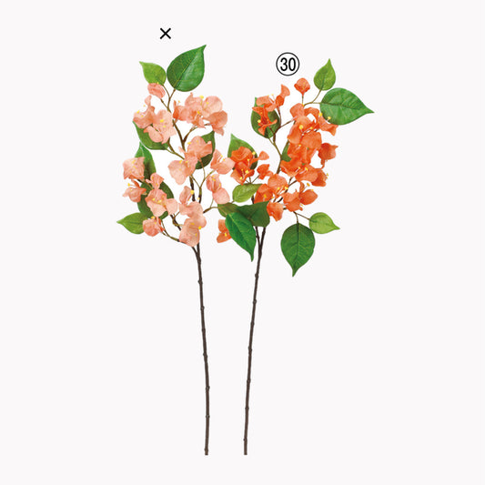 ブーゲンビリア　夏の花　南国の花　オレンジ色の花　アーティフィシャルフラワー　造花　フラワーアレンジメント