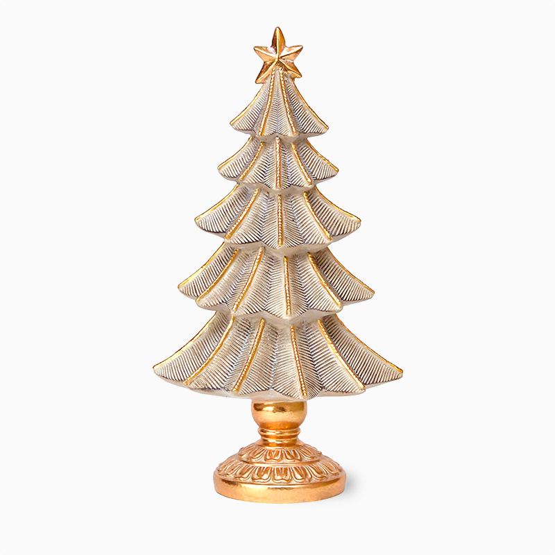 クリスマスツリー　クリスマスインテリア　デコレーション　アンティークツリー　ゴールドインテリア